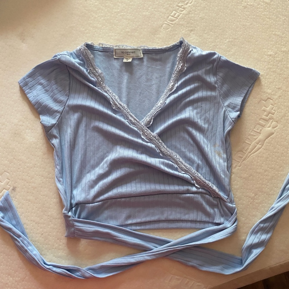 Woman’s No Comment NY•LA Cross Tie Top